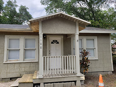 Equity Enhancers Remodeling - before updating the front of a home in Sarasota FL